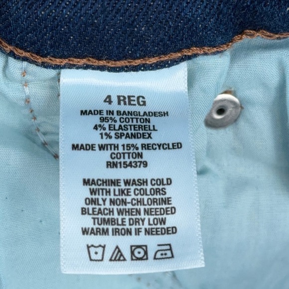 Aeropostale Super High Rise Jegging Women 4 Reg Dark Wash Distressed Skinny Jean - Picture 4 of 7